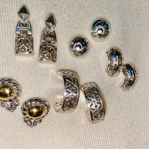 Lot of 5 pair Vintage Brighton post earrings